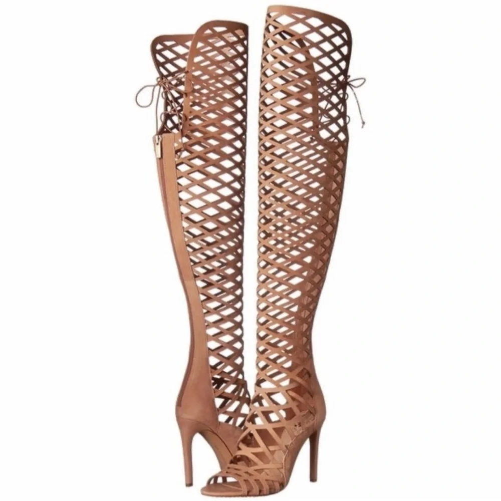 Vince Camuto Keliana Over the knee gladiator heeled boot sandal